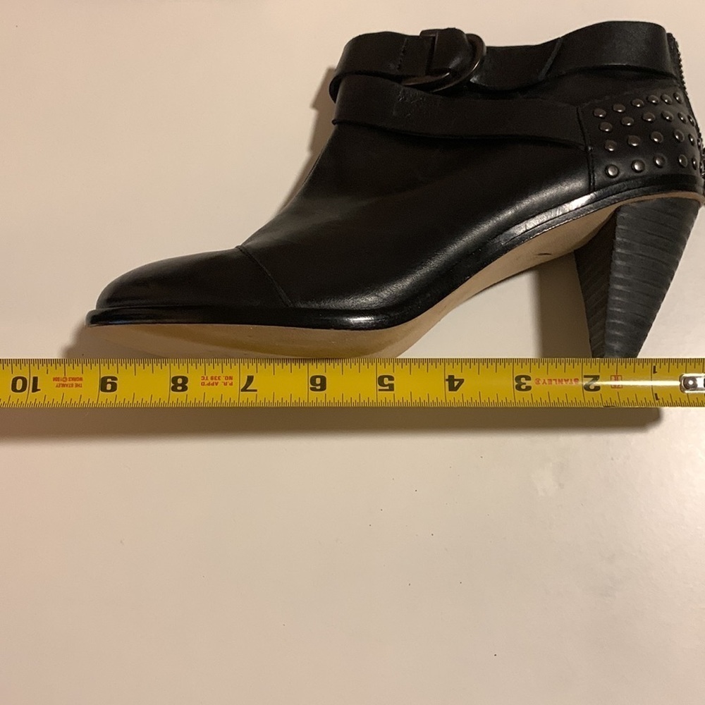 𝅺PLENTY by Tracy Reese stuffed black ankle boots size 37.5- gently used - Picture 15 of 16